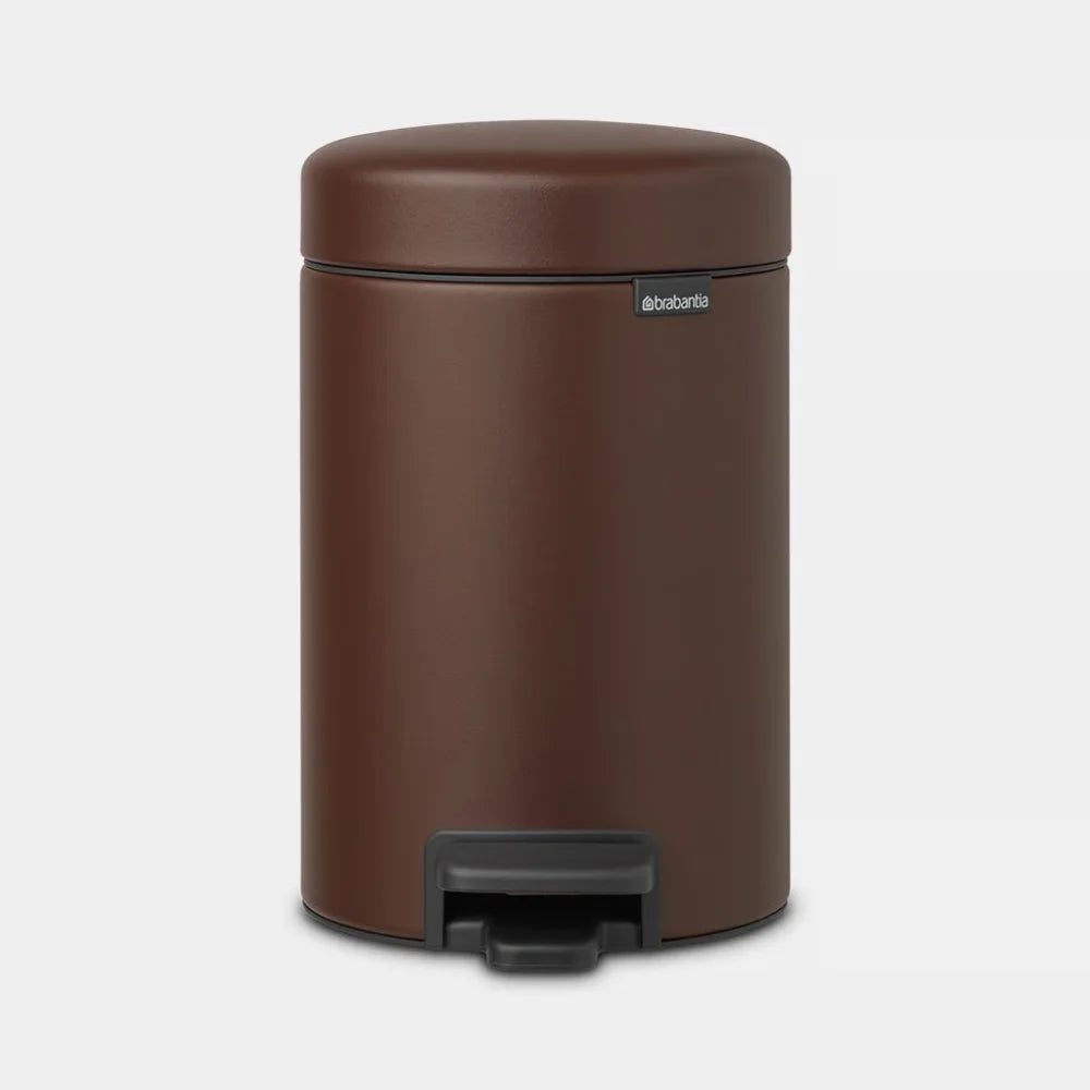 Brabantia｜Newicon Pedal Bin 圓形腳踏垃圾桶 3L｜塑膠內桶｜5款顏色 5 Colours