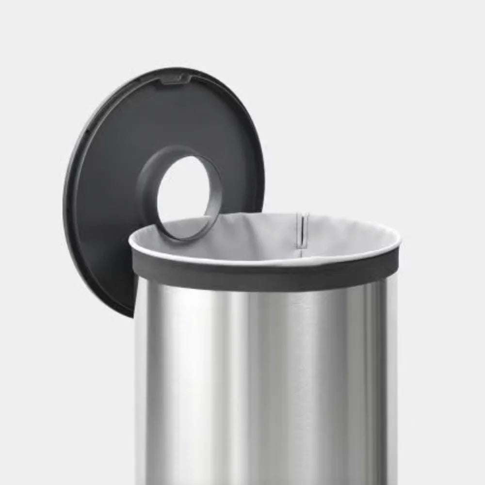 Brabantia丨Bo Laundry Bin 圓桶污衣籃 丨砂鋼