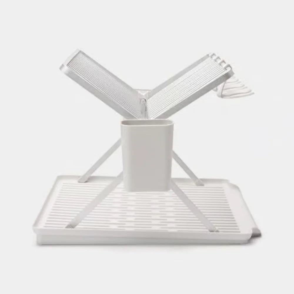 Brabantia｜Foldable Dish Drying Rack X型碗碟瀝水架連酒杯架｜33 x 42 x 51cm｜兩種顏色