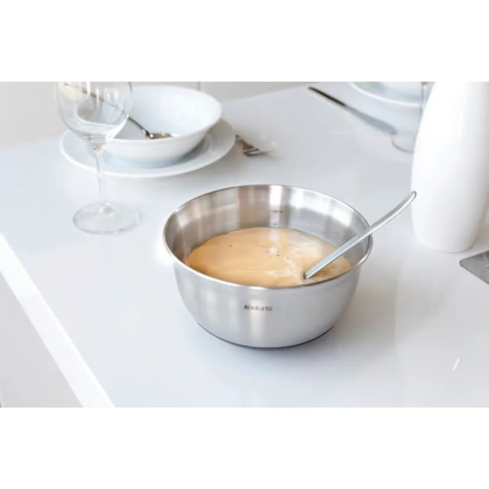 Brabantia ｜TASTY+ Mixing Bowl 磨砂鋼攪拌兜 ｜3個呎吋