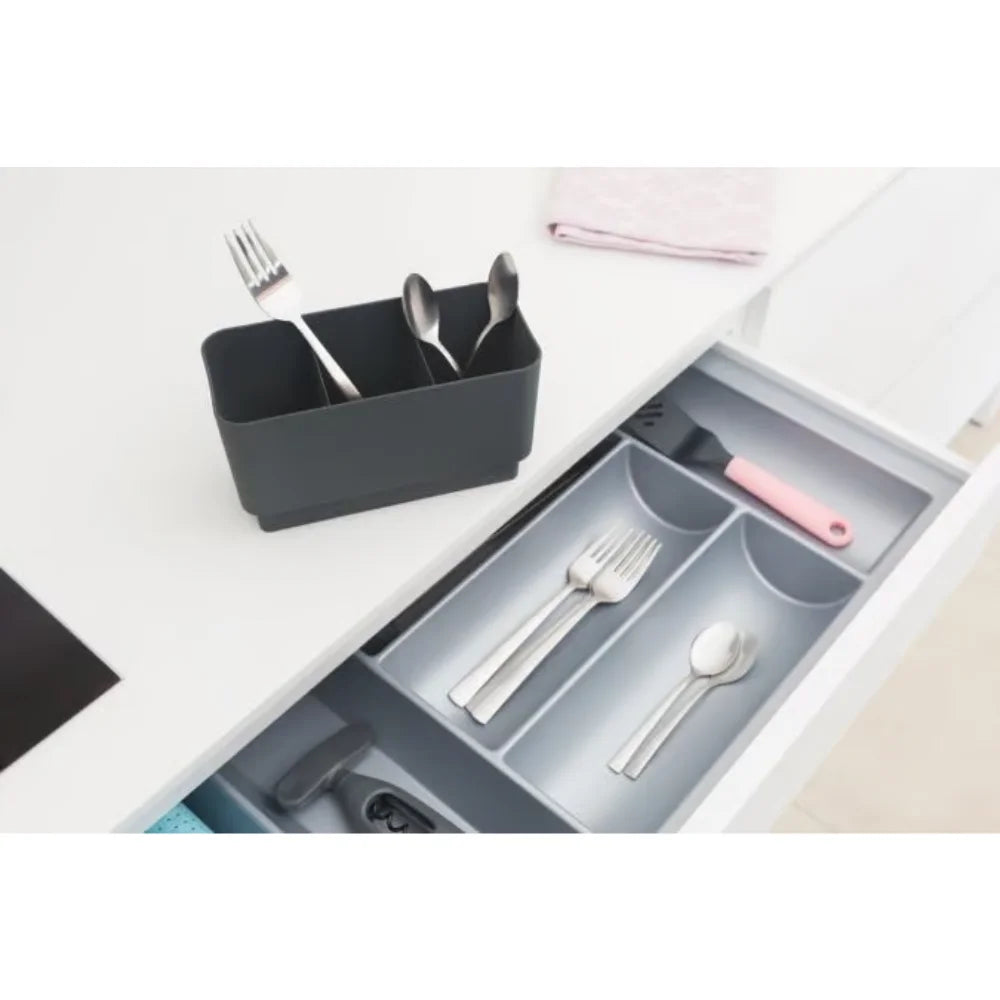 Brabantia｜Dish Drying Rack 闊身碗碟瀝水架｜14 x 49 x 38.5cm｜兩種顏色