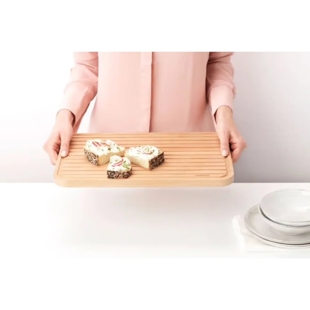 Brabantia ｜PROFILE Chopping Board for Bread 大號木製麵包砧板 ｜1.9 x 25 x 40.1cm