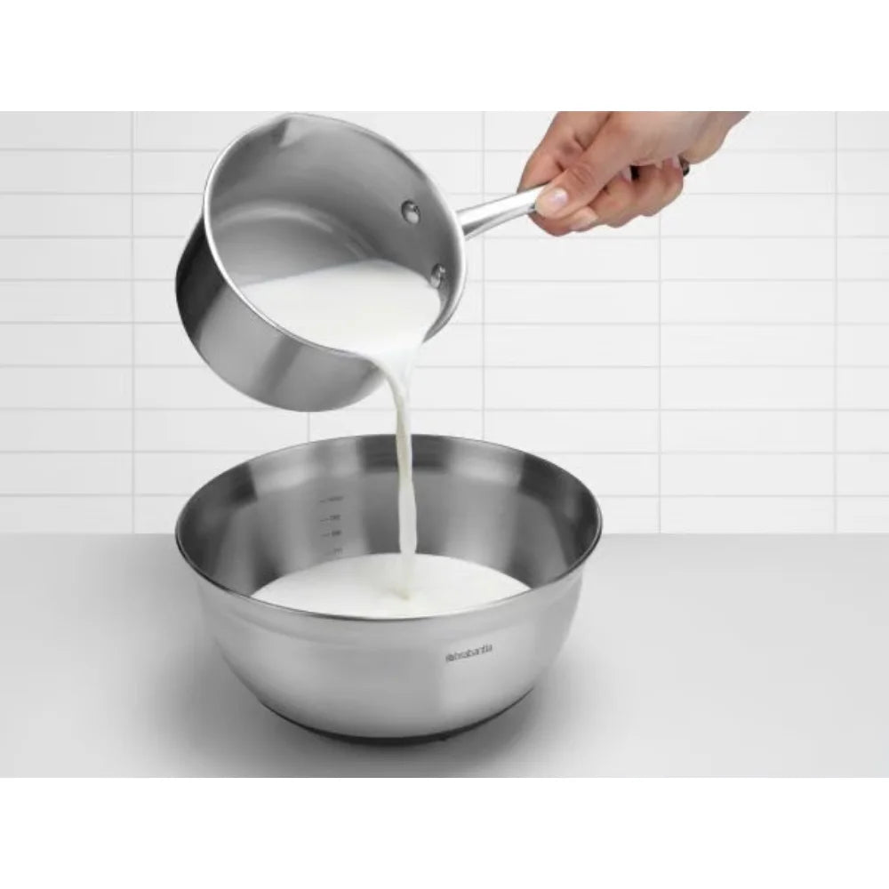 Brabantia ｜TASTY+ Mixing Bowl 磨砂鋼攪拌兜 ｜3個呎吋