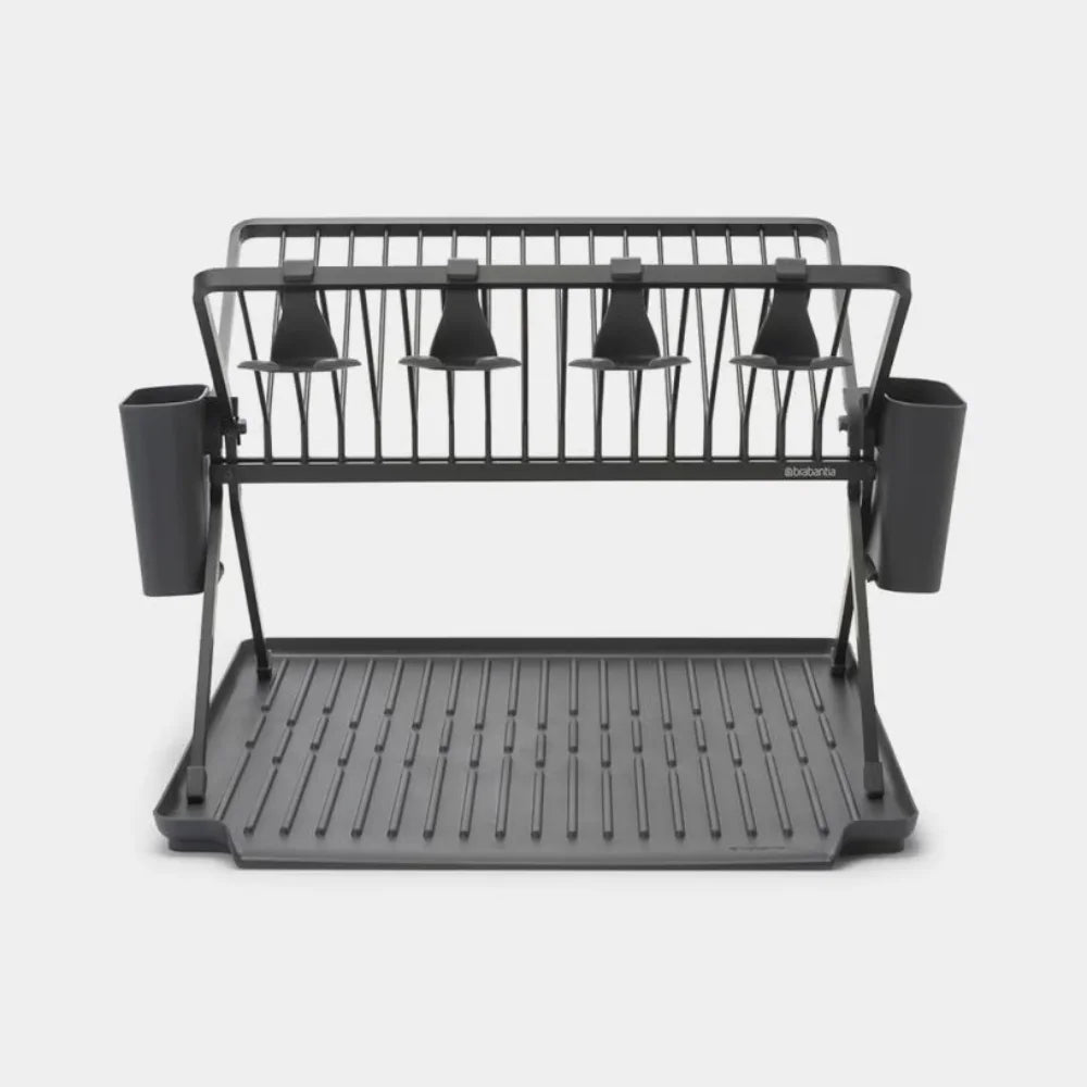 Brabantia｜Foldable Dish Drying Rack X型碗碟瀝水架連酒杯架｜33 x 42 x 51cm｜兩種顏色