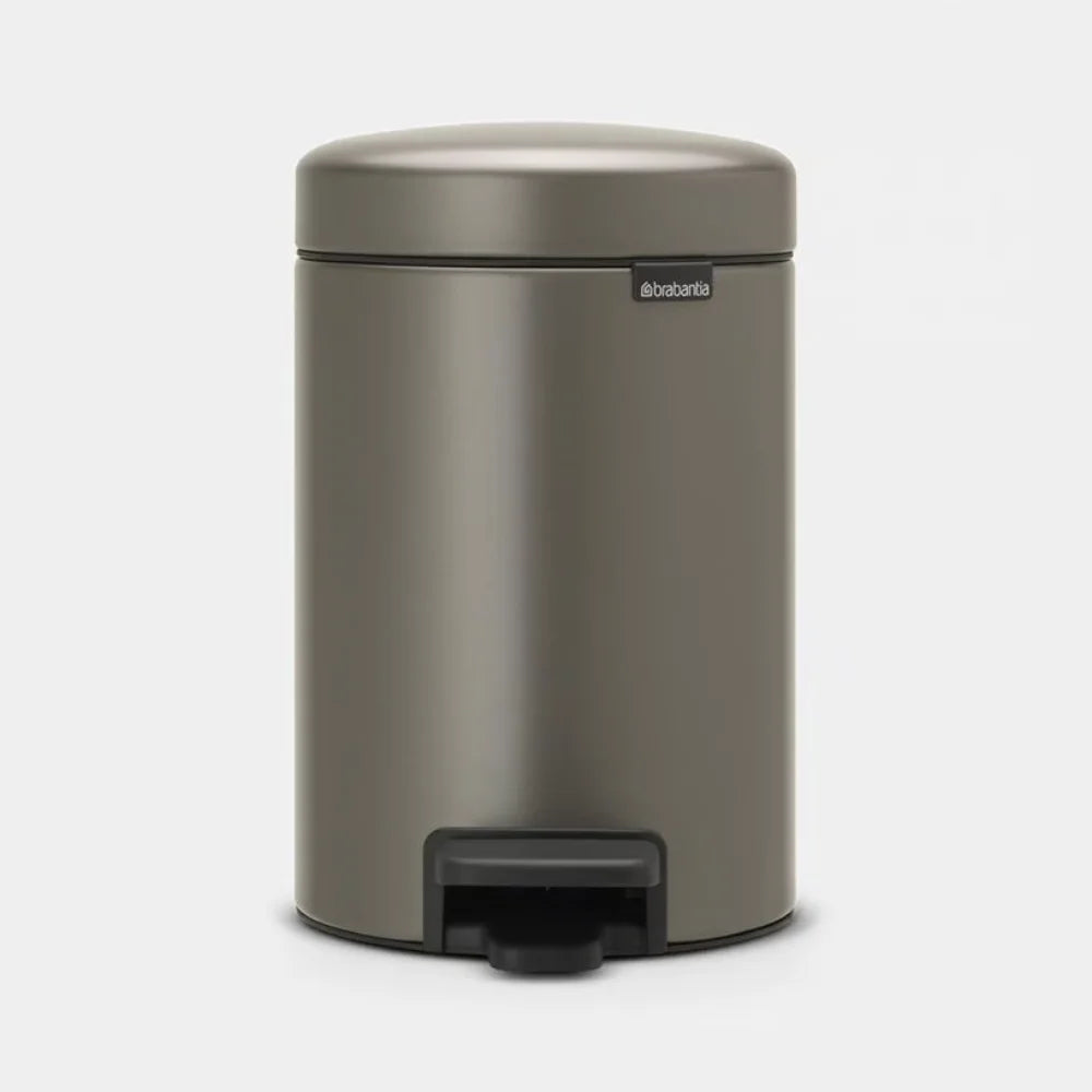 Brabantia｜Newicon Pedal Bin 圓形腳踏垃圾桶 3L｜塑膠內桶｜5款顏色 5 Colours