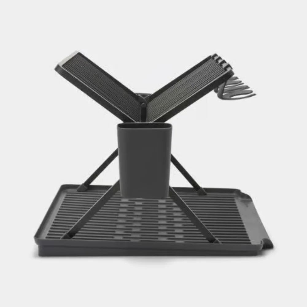 Brabantia｜Foldable Dish Drying Rack X型碗碟瀝水架連酒杯架｜33 x 42 x 51cm｜兩種顏色