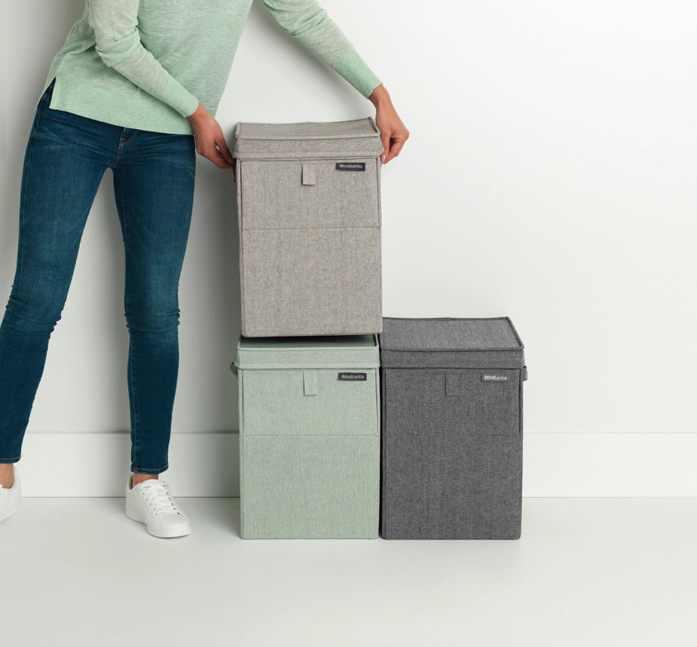 Brabantia｜Rectangular stackable laundry bin 35L｜4 colors 