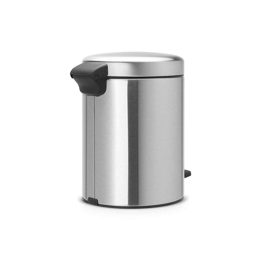 Brabantia｜NewIcon Pedal Bin 圓形腳踏垃圾桶 5L｜塑膠內桶｜4款顏色