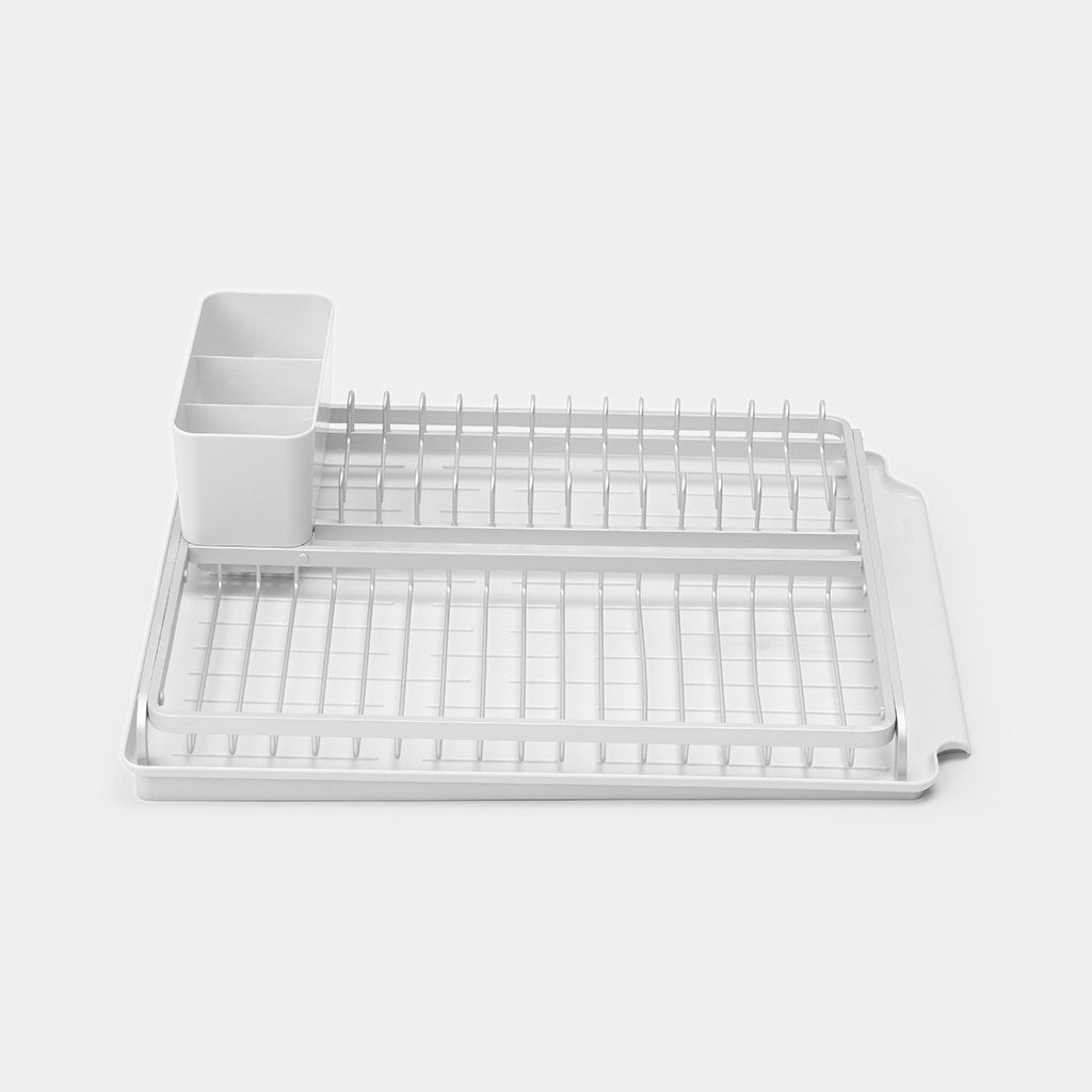 Brabantia｜Dish Drying Rack 闊身碗碟箕連底盆｜深/淺灰