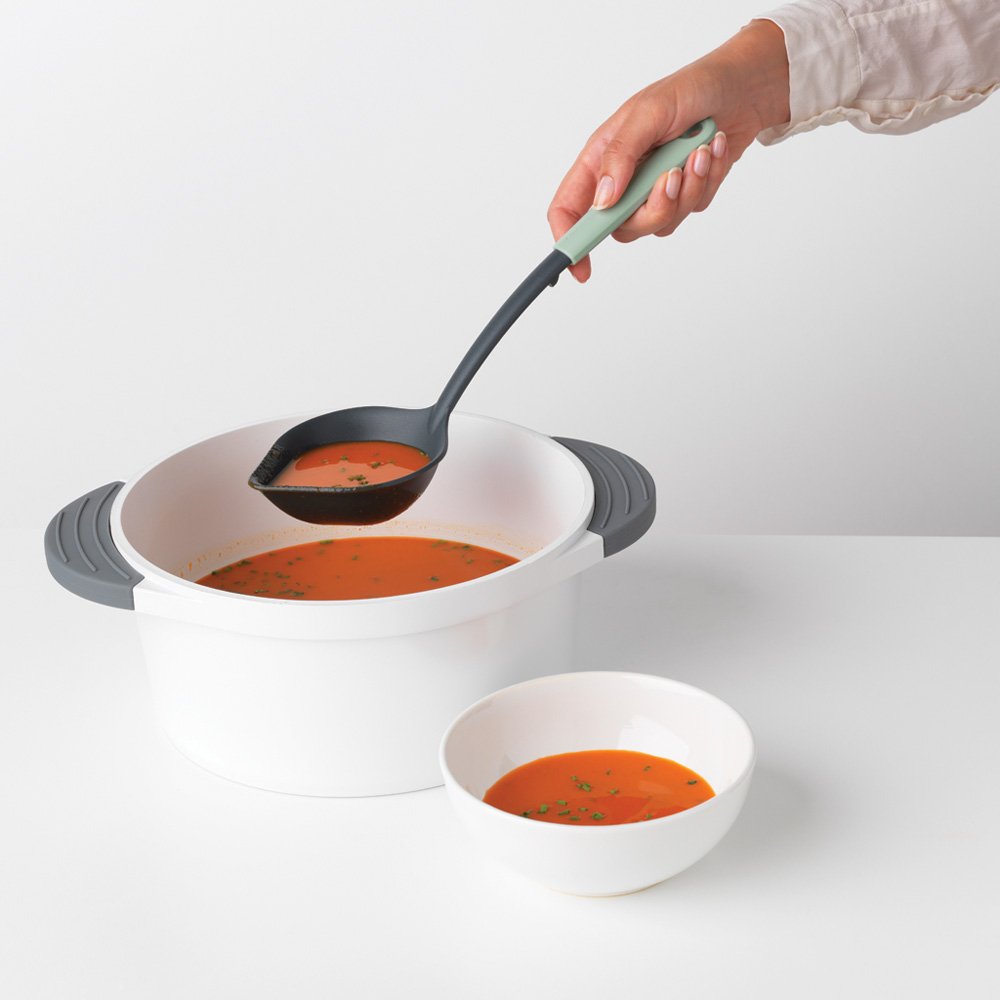 Brabantia｜TASTY＋｜彩柄易潔湯殻PLUS 膠刮｜翡翠綠