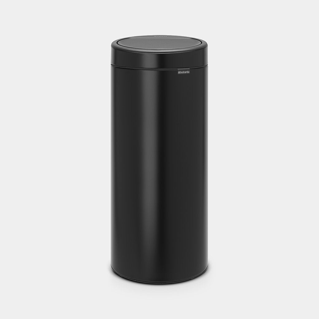 Brabantia｜Touch Bin New Round Spring Lid Trash Can 30L｜Plastic Inner Bin｜3 Colors