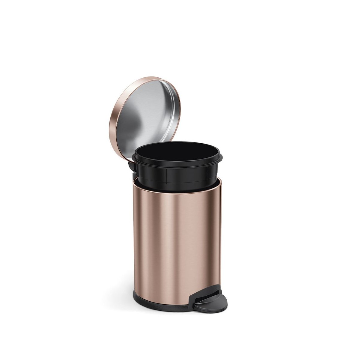 Simplehuman｜Mini Round Pedal Bin Stainless Steel Pedal Bin 4.5L｜Three colors
