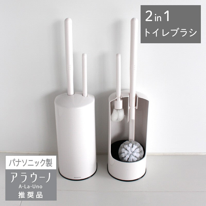 Marna｜日本製 Toilet Brush Set 二合一廁所刷套裝連短柄刷連座