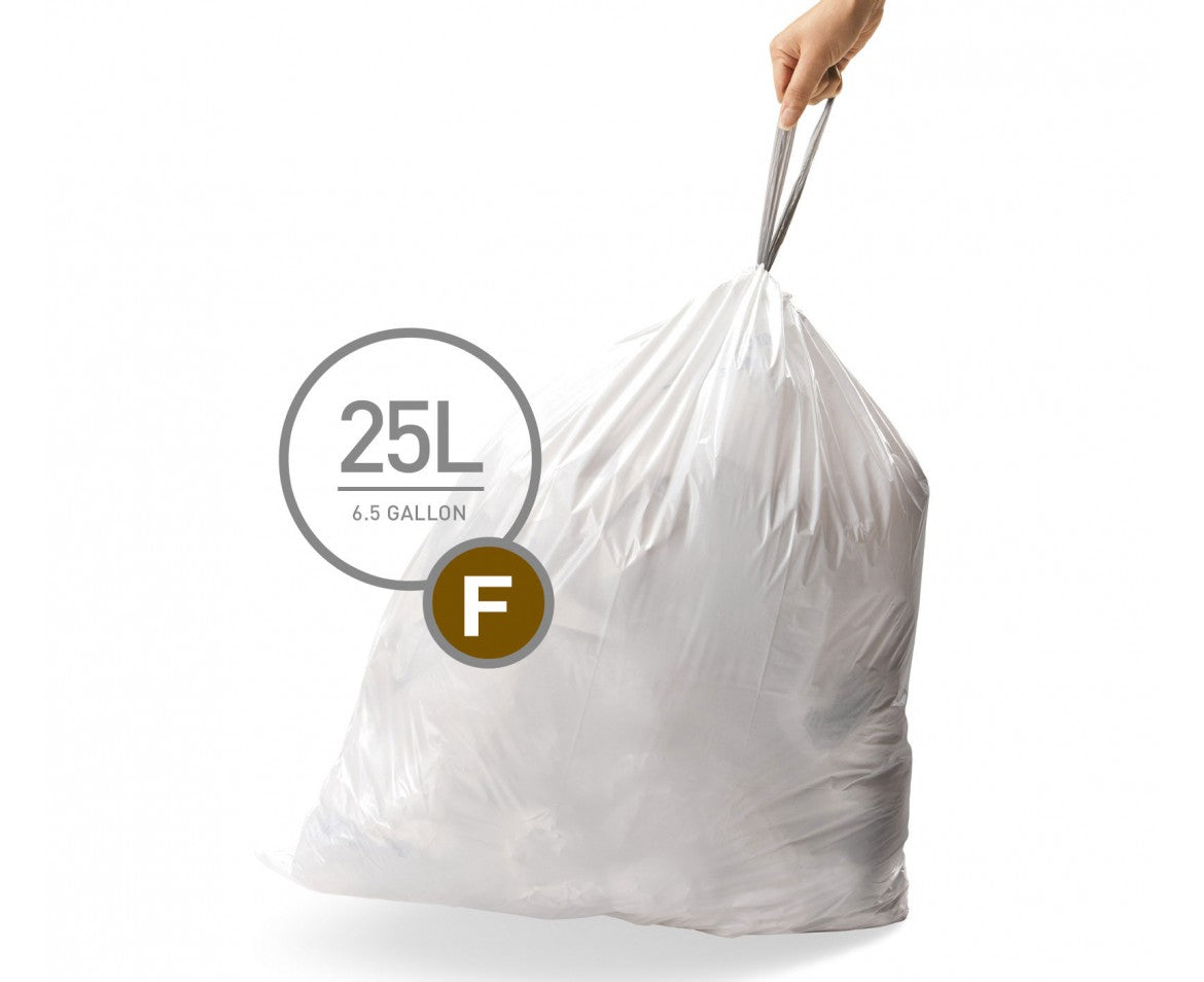 Simplehuman｜Code F 25-30L Garbage Bag｜60 Pack
